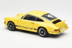 Porsche 911 Carrera RS 2.7 Dzeltens AUTOart 1:18 78053 Metāls — attēls 7 no 8