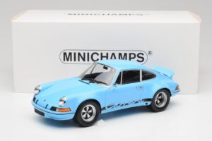 Porsche 911 Carrera RSR Zils & Melns Minichamps 1:18 107065021 Metāls — attēls 6 no 6