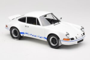 Porsche 911 Carrera RSR Group 4 GT Balts & Zils 1973 Minichamps 1:18 107065020 Metāls — attēls 4 no 6