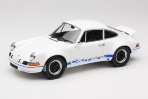 Porsche 911 Carrera RSR Group 4 GT Balts & Zils 1973 Minichamps 1:18 107065020 Metāls