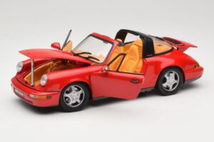 Porsche 911 Carrera Targa Sarkans Anson 1:18 3054 Metāls — attēls 2 no 8