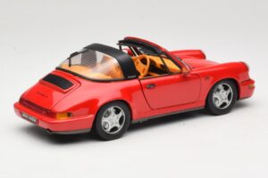 Porsche 911 Carrera Targa Sarkans Anson 1:18 3054 Metāls — attēls 3 no 8
