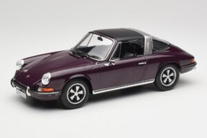 Porsche 911 E Targa Violets Norev 1:18 187644 Metāls — attēls 2 no 7