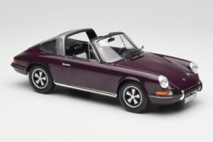 Porsche 911 E Targa Violets Norev 1:18 187644 Metāls — attēls 5 no 7