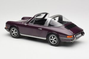 Porsche 911 E Targa Violets Norev 1:18 187644 Metāls — attēls 6 no 7