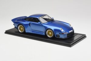Porsche 911 993 Almeras GT1 Zils Kess 1:18 KE18004A Sveķi — attēls 4 no 6
