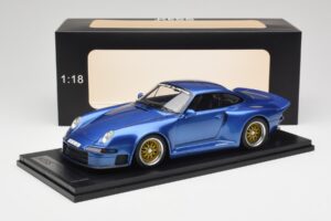 Porsche 911 993 Almeras GT1 Zils Kess 1:18 KE18004A Sveķi — attēls 6 no 6
