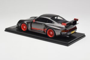 Porsche 911 993 Almeras GT1 Pelēks Kess 1:18 KE18004C Sveķi — attēls 5 no 6
