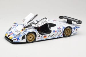 Porsche 911 GT1 #25 Porsche AG U. Alzen / J. Muller / B. Wollek 24 Hours of Le Mans 1998 Maisto 1:18 56052 Metāls — attēls 2 no 8