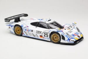 Porsche 911 GT1 #25 Porsche AG U. Alzen / J. Muller / B. Wollek 24 Hours of Le Mans 1998 Maisto 1:18 56052 Metāls — attēls 6 no 8