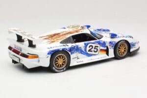 Porsche 911 GT1 #25 1999 Anson 1:18 30322-W Metāls — attēls 2 no 6