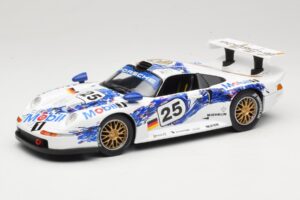 Porsche 911 GT1 #25 1999 Anson 1:18 30322-W Metāls