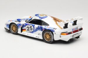 Porsche 911 GT1 #25 1999 Anson 1:18 30322-W Metāls — attēls 5 no 6