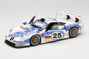 Porsche 911 GT1 #25 H. Stuck / T. Boutsen / B. Wollek 24 Hours of Le Mans 1996 UT Models 1:18 180966625 Metāls — attēls 2 no 8