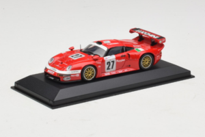 Porsche 911 GT1 #27 BMS Scuderia Italia 24 Hours of Le Mans 1997 Minichamps 1:43 430976627 Metāls — attēls 2 no 4