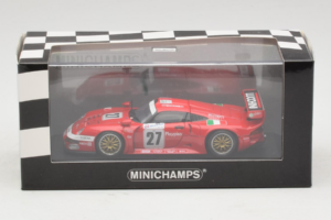 Porsche 911 GT1 #27 BMS Scuderia Italia 24 Hours of Le Mans 1997 Minichamps 1:43 430976627 Metāls — attēls 4 no 4