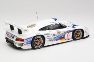 Porsche 911 GT1 #6 T. Boutsen / H-J. Stuck 1997 UT Models 1:18 39720 Metāls — attēls 3 no 8