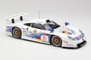 Porsche 911 GT1 #6 T. Boutsen / H-J. Stuck 1997 UT Models 1:18 39720 Metāls — attēls 6 no 8
