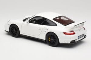 Porsche 911 GT2 997.1 Balts Norev 1:18 187572 Metāls — attēls 7 no 8