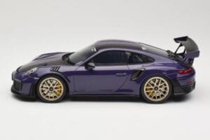 Porsche 911 GT2 RS 991.2 Ultraviolet GT Spirit 1:18 GT926 Sveķi — attēls 3 no 6