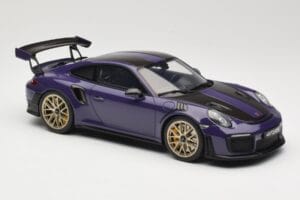 Porsche 911 GT2 RS 991.2 Ultraviolet GT Spirit 1:18 GT926 Sveķi — attēls 4 no 6