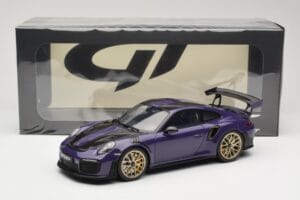 Porsche 911 GT2 RS 991.2 Ultraviolet GT Spirit 1:18 GT926 Sveķi — attēls 6 no 6