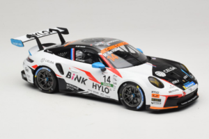 Porsche 911 GT3 Cup 992 #14 R. de Haan Oschersleben GP 2024 IXO 1:18 18RMC219 Metāls — attēls 4 no 6