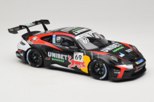 Porsche 911 GT3 Cup 992 #69 K. Rovanpera Zolder GP 2024 IXO 1:18 18RMC226 Metāls — attēls 4 no 6