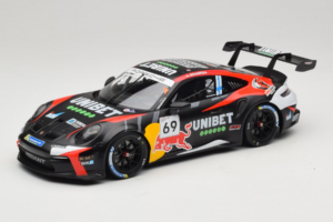 Porsche 911 GT3 Cup 992 #69 K. Rovanpera Zolder GP 2024 IXO 1:18 18RMC226 Metāls