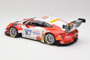 Porsche 911 GT3 R #31 Frikadelli Racing N. Siedler / M. Seefried 24 Hours Nürburgring 2018 Minichamps 1:18 153186931 Metāls — attēls 5 no 6