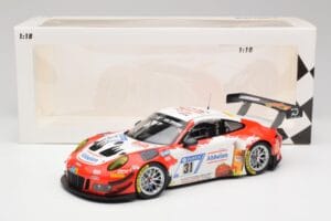 Porsche 911 GT3 R #31 Frikadelli Racing N. Siedler / M. Seefried 24 Hours Nürburgring 2018 Minichamps 1:18 153186931 Metāls — attēls 6 no 6