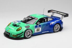Porsche 911 GT3 R #44 Falken Motorsport W. Henzler / P. Dumbreck NBR 2016 Minichamps 1:18 155166044 Metāls