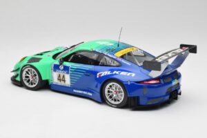 Porsche 911 GT3 R #44 Falken Motorsport W. Henzler / P. Dumbreck NBR 2016 Minichamps 1:18 155166044 Metāls — attēls 5 no 6