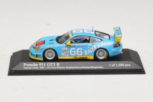 Porsche 911 GT3 R #66 Buckler / Schrom 24 Hours of Daytona 2002 Minichamps 1:43 400026966 Metāls