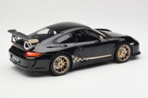 Porsche 911 997 GT3 RS Melns Norev 1:18 187563 Metāls — attēls 3 no 8