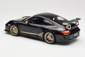 Porsche 911 997 GT3 RS Melns Norev 1:18 187563 Metāls — attēls 7 no 8