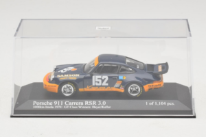 Porsche 911 RSR 3.0 #152 H. Heyer / Keller Imola 1974 Class Winners Minichamps 1:43 430746952 Metāls — attēls 4 no 5