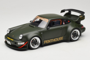 Porsche 911 RWB Penthouse Kaki Green GT Spirit 1:18 GT559 Sveķi