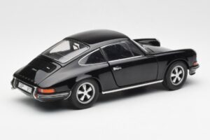 Porsche 911 S Melns Schuco 1:18 450047200 Metāls — attēls 3 no 8