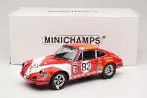 Porsche 911 S Kremer #82 J. Neuhaus ADAC 1000km 1971 Class Winners Minichamps 1:18 107716882 Sveķi — attēls 6 no 6