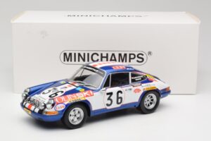 Porsche 911 S #36 B. Waldegard / C. Cheneviere 24 Hours of Le Mans 1971 Minichamps 1:18 107716836 Sveķi — attēls 6 no 6