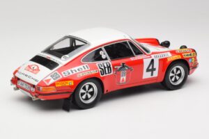 Porsche 911 S #4 G. Larrousse / M. Perramond 2nd Place Rally Monte Carlo 1972 Minichamps 1:18 107726804 Sveķi — attēls 2 no 6
