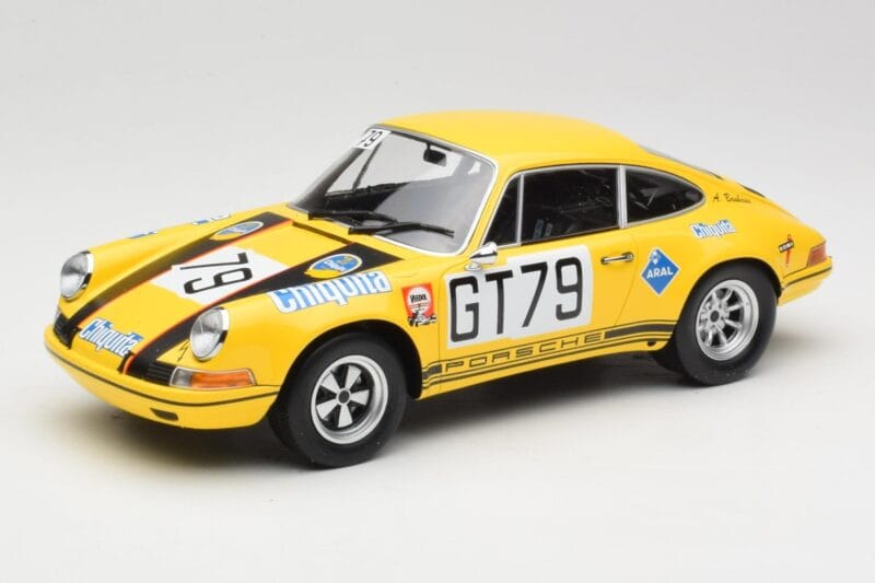 Porsche 911 S Racing Team AAW #79 H. Frohlich / P. Toivonen 1000km Nurburgring 1971 Minichamps 1:18 107706879 Sveķi