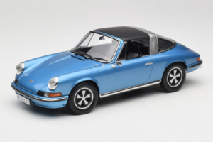 Porsche 911 S Targa Blue Metallic Norev 1:18 187646 Metāls — attēls 2 no 8