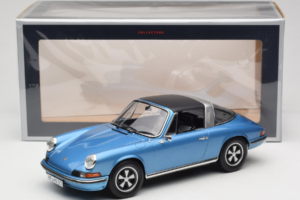 Porsche 911 S Targa Blue Metallic Norev 1:18 187646 Metāls — attēls 8 no 8