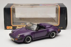 Porsche 911 3.2 Speedster Violets Maisto 1:18 50248 Metāls — attēls 8 no 8