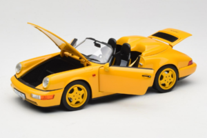 Porsche 911 964 Speedster Speed Yellow Norev 1:18 187130 Metāls — attēls 2 no 8