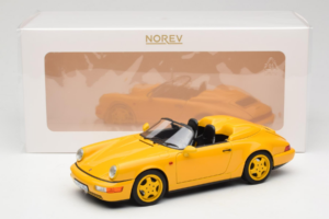 Porsche 911 964 Speedster Speed Yellow Norev 1:18 187130 Metāls — attēls 8 no 8