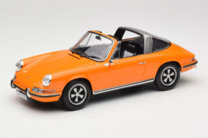 Porsche 911 T Targa Oranžs Norev 1:18 187220 Metāls