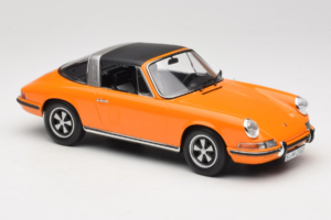 Porsche 911 T Targa Oranžs Norev 1:18 187220 Metāls — attēls 6 no 8